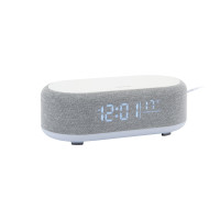 Budík Karlsson Vogue s nabíjačkou na telefón KA6033GY, 10cm